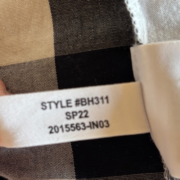 J. Crew Factory Navy & White Buffalo Check Dress - Picture 7 of 7